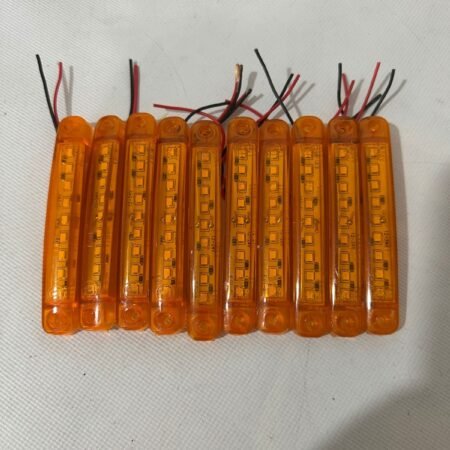 9 Ledli Parmak Lamba Sarı 12v-24v 10 Adet E9 Belgeli