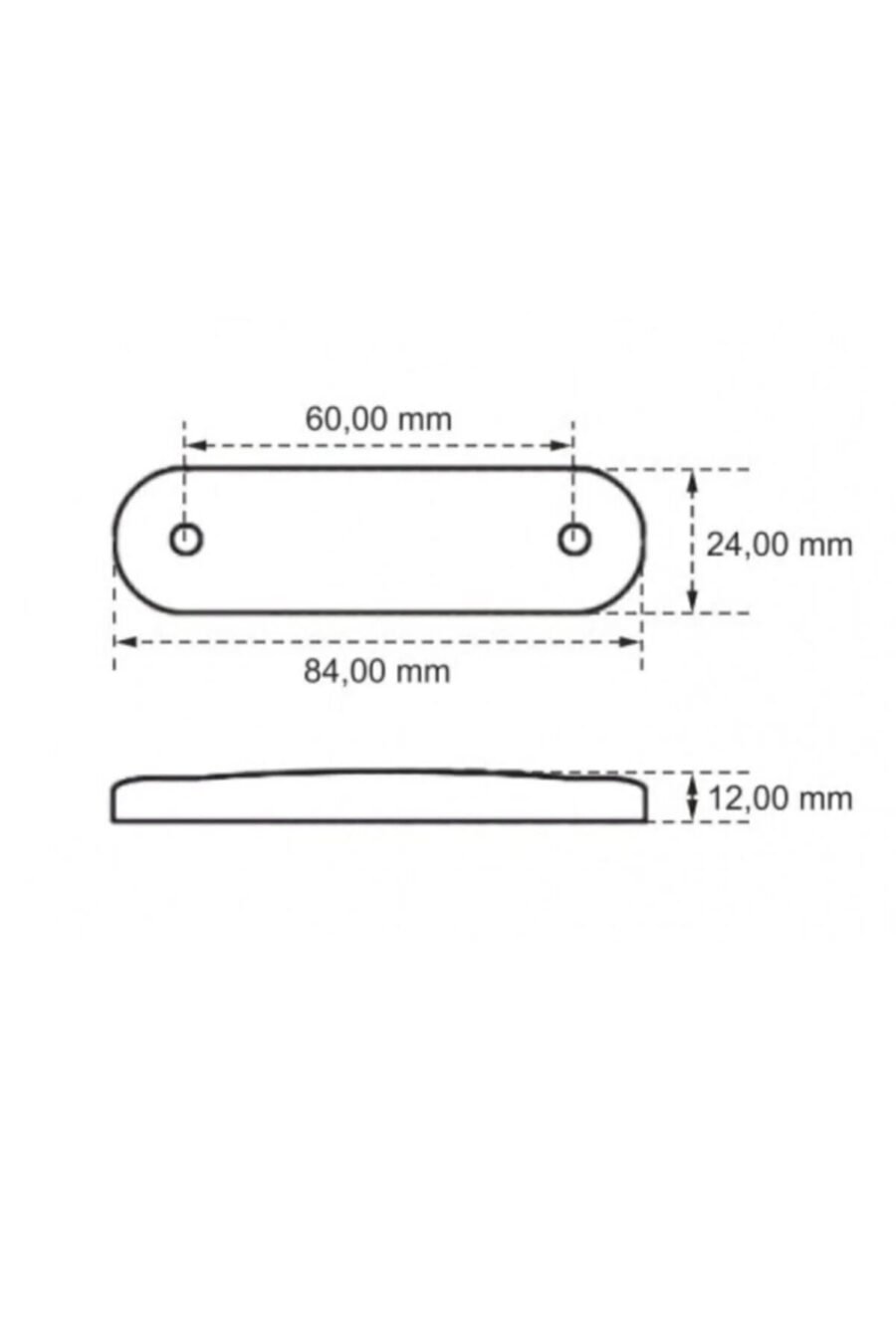 Kopya - 10 Adet Tombul Parmak Led Pozısyon Lamba Beyaz 12v - 24v