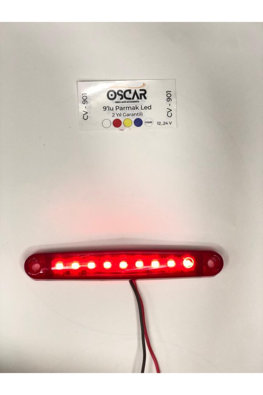 9 Led Parmak Dekoratif Pozısyon Led Lamba 10 Adet 12 -24 Volt