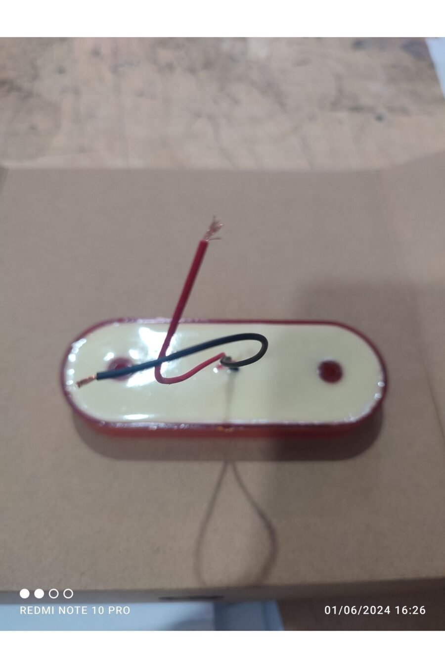 Oval Neon Yan Lamba Turuncu 1 Adet
