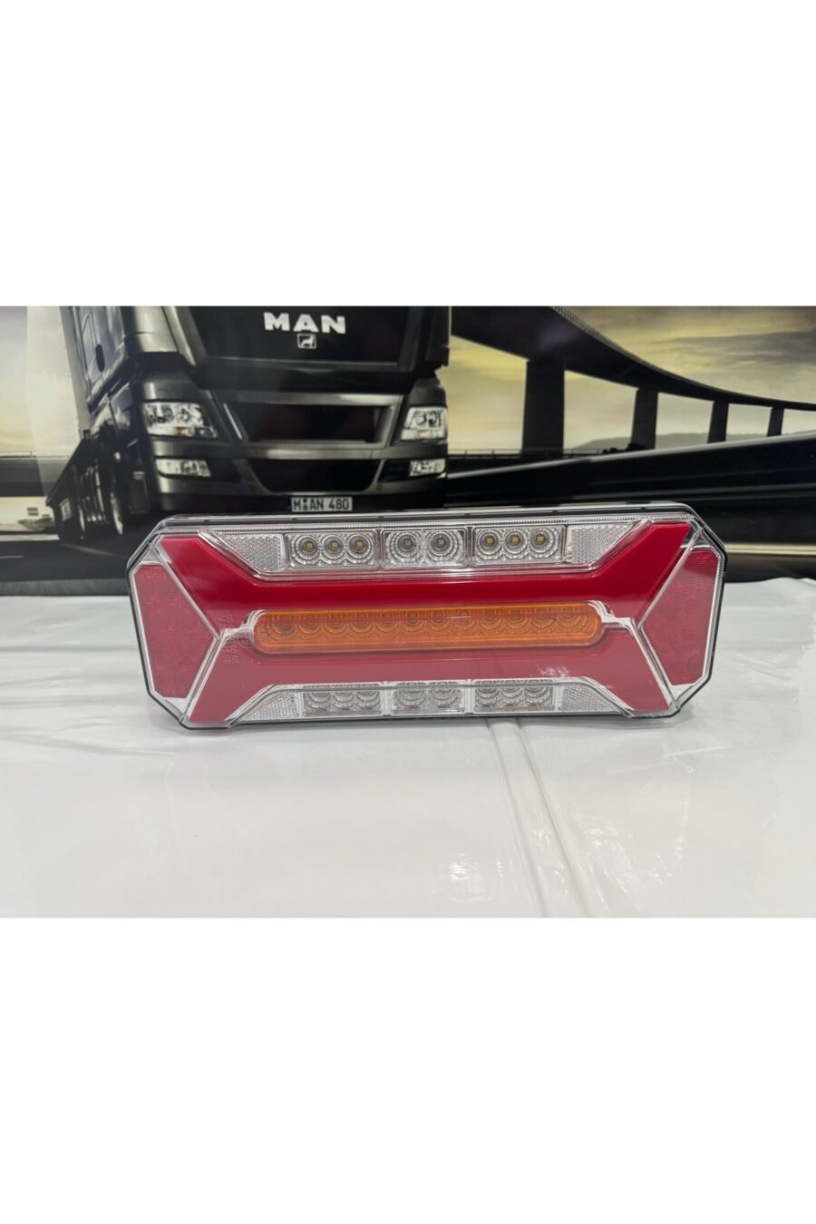 Star Model Neon Stop Lambası - Kayar Sinyalli (24v)