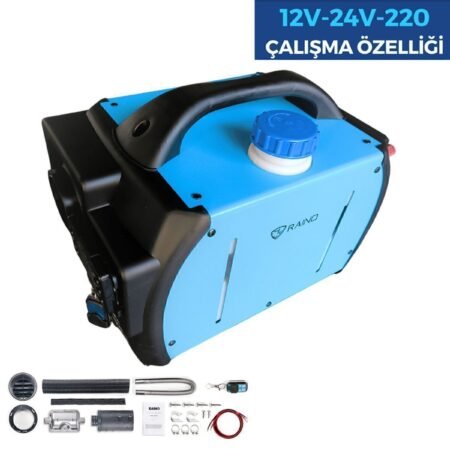 Ranio Çanta Tipi Portatif Dizel Isıtıcı (12-24-220v)