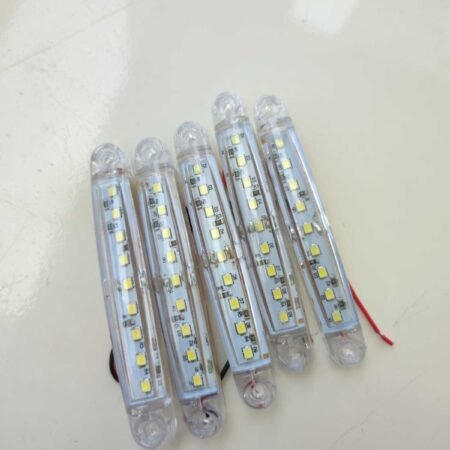 10 Adet 9 Led'li Parmak Led Beyaz Kamyon Tır Aksesuar Dorse Etek Lambası - 12/24 Volt
