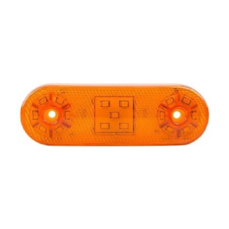 Oval Yan İşaret Lamba 17 Led'li 113Mm 12V-24V Sarı - Fr0314-Y