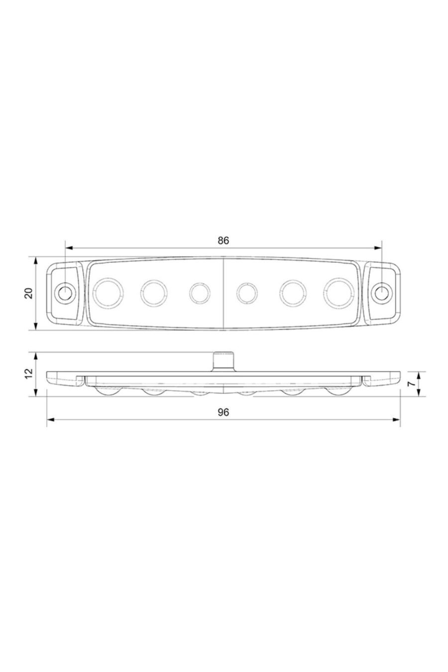 10'lu Parmak Led Seti - Sarı (24v / E-belgeli)