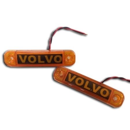Volvo Logolu Parmak Led Seti - Sarı (2 Adet / 12-24v)