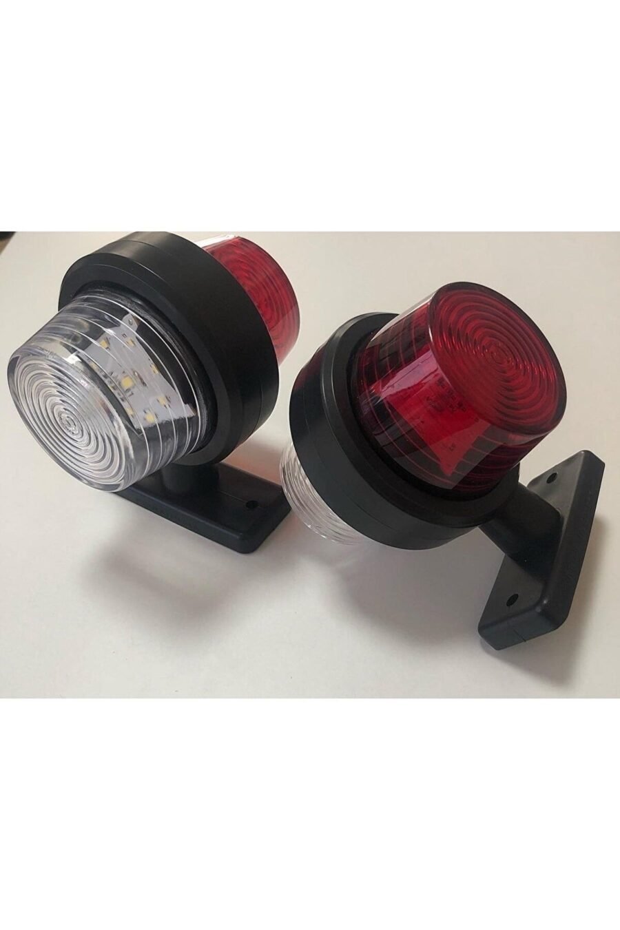 MaXi Takoz Lamba - Orta Boy Takoz Lamba 18 Ledli (Kırmızı/beyaz) Led Pozisyon Lambası