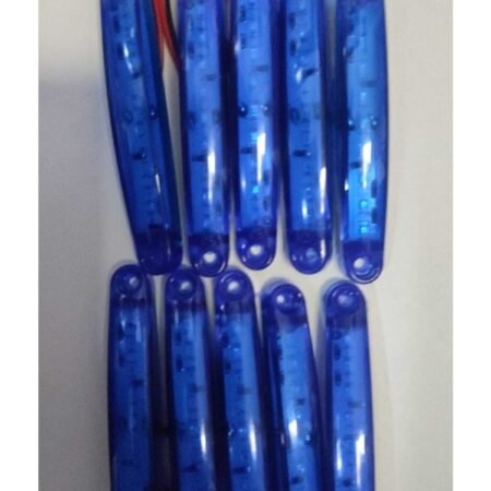 9 Led Parmak Led Lamba 12 24 Volt Mavi 10 Adet Led Pozisyon Lambası