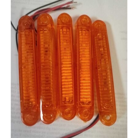 5'li Galaxy Model Parmak Led - Turuncu (6 Led)