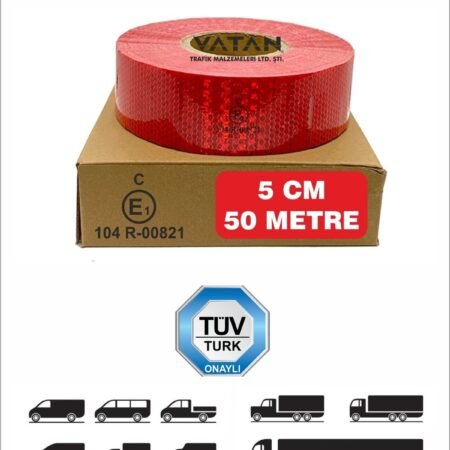 Tüvtürk Onaylı Reflektör Şerit Bant