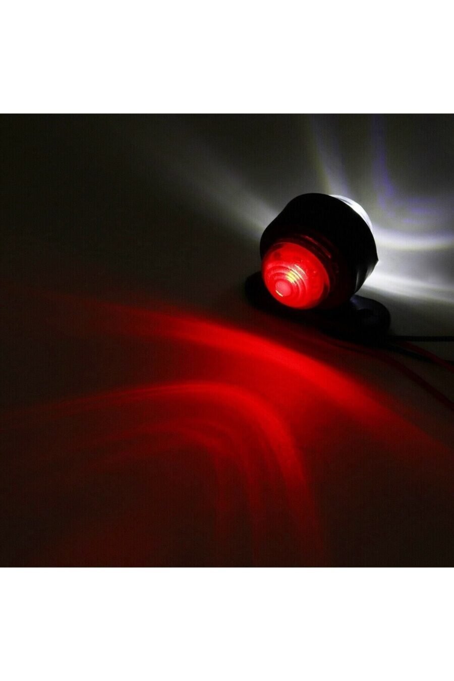 10'lu Mini Takoz Led Lamba Seti - Kırmızı/beyaz