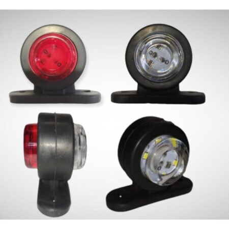 10'lu Mini Takoz Led Seti - Kırmızı/beyaz (12 Led)