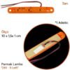 1_org_zoom-362.jpg 9 Ledli Sarı Parmak Led Lamba 12v-24v Uyumlu Led Pozisyon Lambası