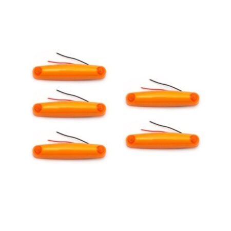 10'lu Dekoratif Yan Lamba Seti - Sarı (24 Led / 12-24v)