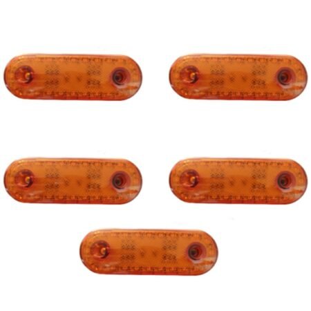 5'li Kenar Led'li Yan Kasa Lambası - Sarı