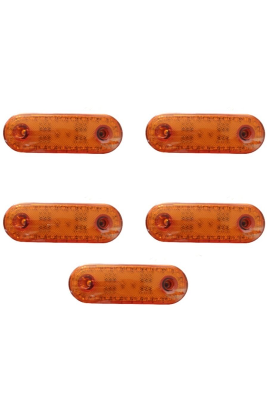 5'li Kenar Led'li Yan Kasa Lambası - Sarı