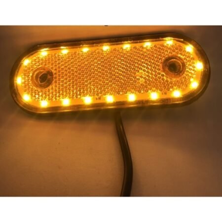 Kenar Led'li Yan Kasa Lambası - Sarı