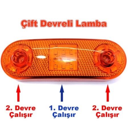 Bol Işıklı Yan Kasa Lambası (side Marker) - Sarı