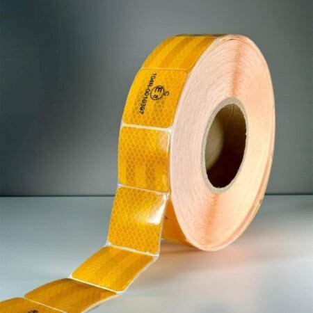 Sarı Kesikli Reflektör Şerit (tüvtürk Onaylı - 1 Metre)