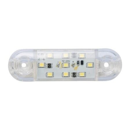Tombul Parmak Led Lamba - Beyaz (9 Led / 12-24v)