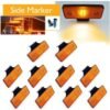 10'lu Yan Marker Lamba Seti - Sarı (24v / E-belgeli)
