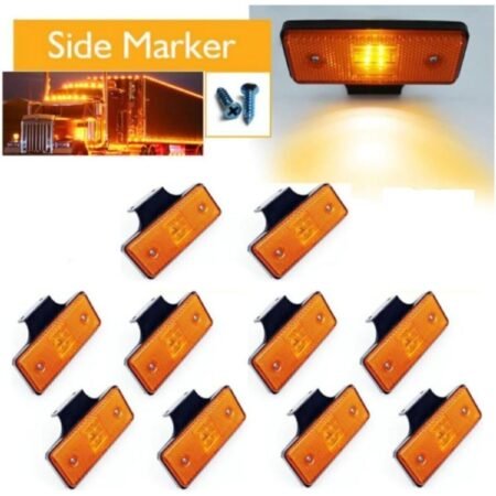 10'lu Yan Marker Lamba Seti - Sarı (24v / E-belgeli)