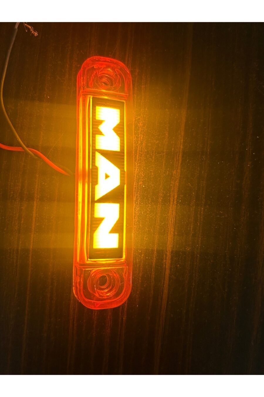 Logolu Parmak Lamba Sarı (12-24v)