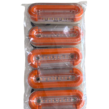 5'li Yere Bakan Neon Lamba Seti - Sarı (12-24v)