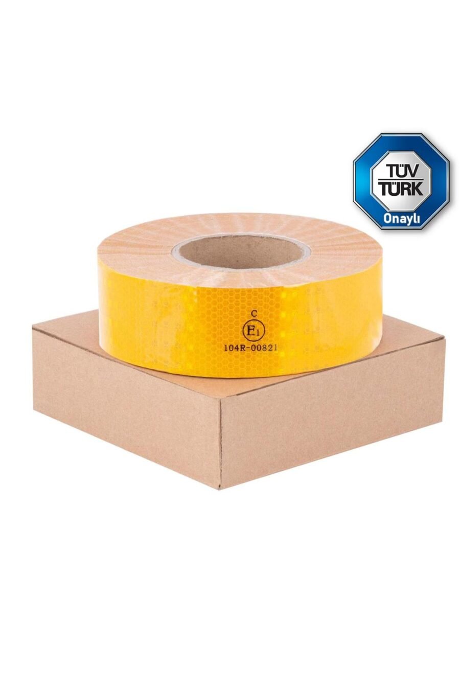 Tüvtürk Uyumlu Sarı Reflektör Şerit (3 Metre / E1 Onaylı)