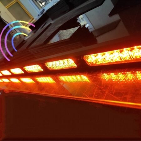 Sarı Bar Led Çkr Lamba 90 Cm. 10 Fonksyonlu 12v-24v