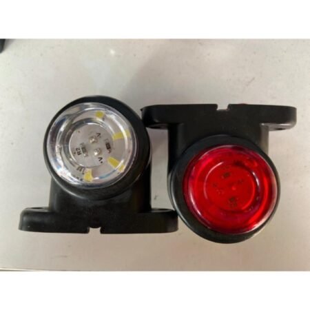 Mini Takoz Lamba 6 Ledli Kamyon Römork Dorse Lambası 12v-24v Kırmızı-Beyaz