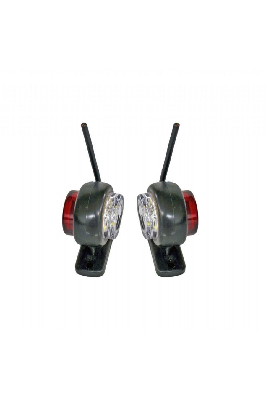 Mini Star Takoz Lamba 6+6 Led Kırmızı Beyaz 10 Adet