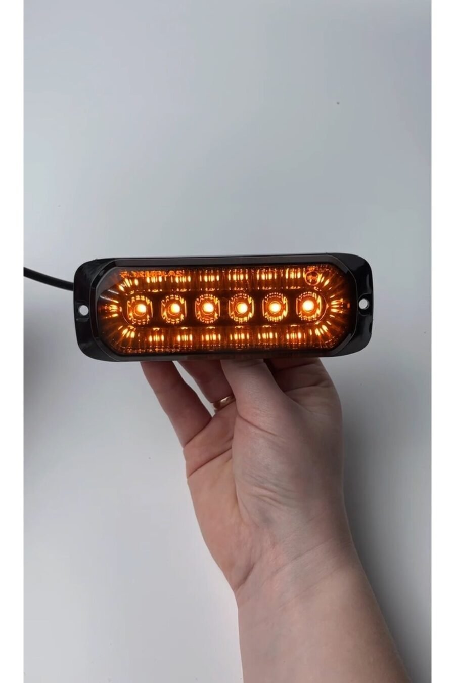 Füme Sarı-Turuncu Led Yan Lamba