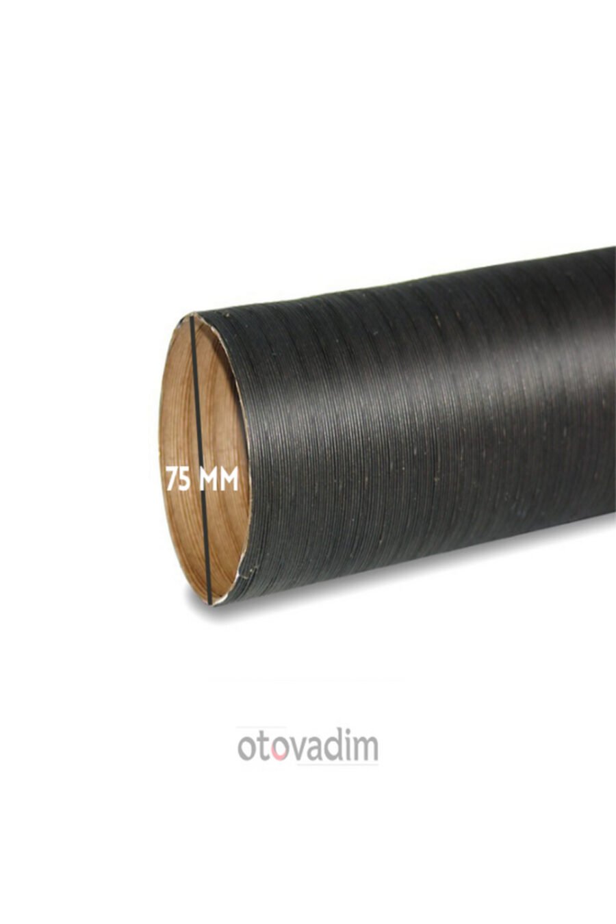 Dizel Isıtıcı (Webasto Tipi) 75mm Esnek Sıcak Hava Kanalı (Kraft Hortum) Uyumlu - İç Alüminyum