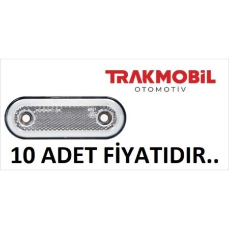 Oval Lamba 20 Ledli Neon (10 Adet) Beyaz