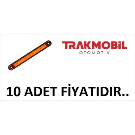 Parmak Lamba 12 Ledli 18CM (10 Adet) Sarı
