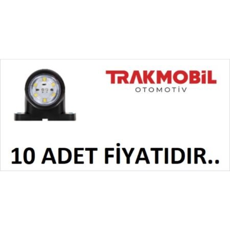 Mini Star Lamba 12 Ledli (10 Adet) Kırmızı - Beyaz