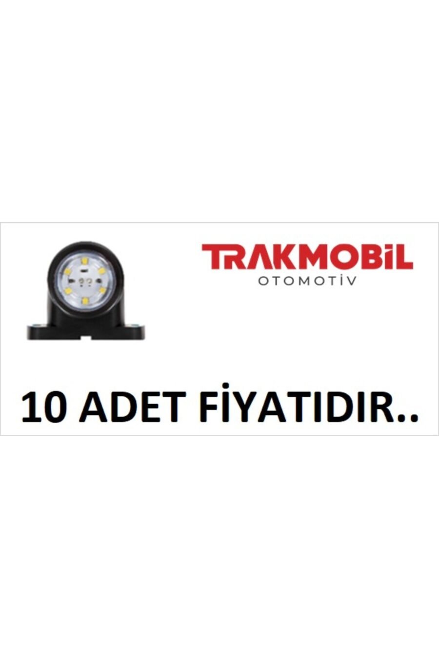Mini Star Lamba 12 Ledli (10 Adet) Kırmızı - Beyaz