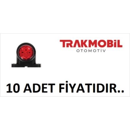 Mini Star Lamba 12 Ledli (10 Adet) Sarı - Kırmızı