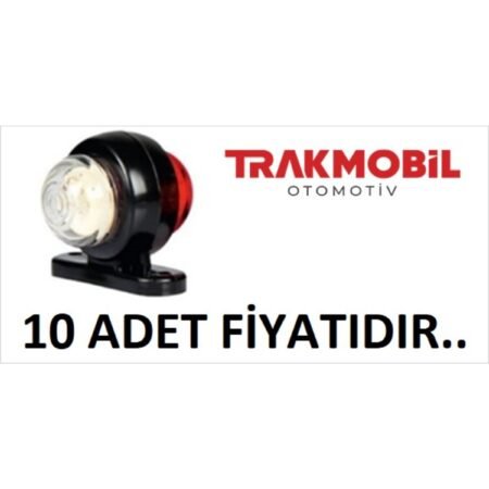 1_org_zoom-194.jpg Fr Mini Takoz Lamba Ledli E.m. 10 Adet Kırmızı Beyaz