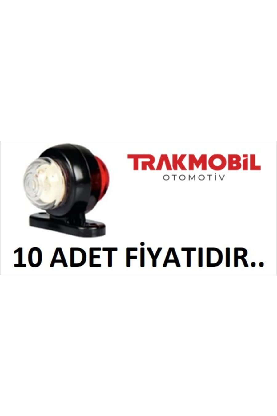 1_org_zoom-194.jpg Fr Mini Takoz Lamba Ledli E.m. 10 Adet Kırmızı Beyaz