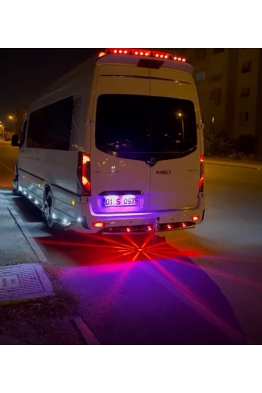 Kristal Yıldız Led Kırmızı 24 Volt 1 Adet