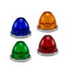 Kristal Yıldız Led Kırmızı 24 Volt 1 Adet