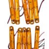 Parmak Lamba 9 Led 12v Sarı Su Geçirmez(e Belgeli) 10 Adet Fiyatıdır Tas.005s