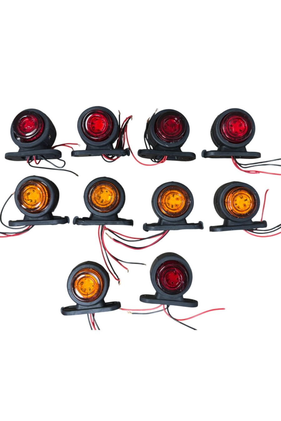 Takoz Lamba 12 Led 12-24v Kırmızı-Sarı 10 Adet Fiyatı