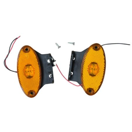 Kasa Dorse Lambası Sarı 24v Oval (E Belgeli) (Tas.006s) 2 Adet Fiyatı