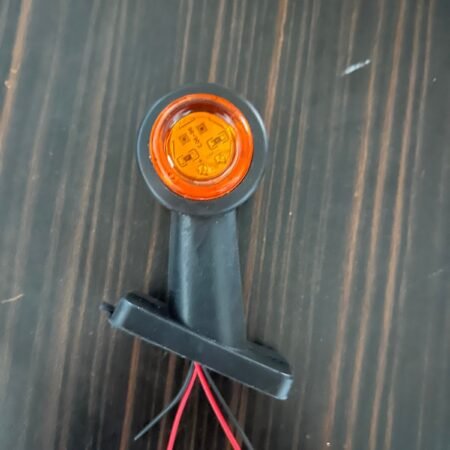 Mini Boynuz Lamba Sarı Kırmızı 12.24 Volt Düz