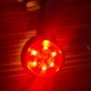 Mini Boynuz Lamba Sarı Kırmızı 12.24 Volt Düz