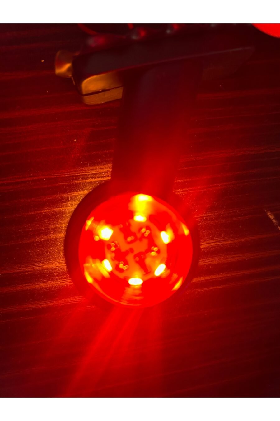Mini Boynuz Lamba Sarı Kırmızı 12.24 Volt Düz