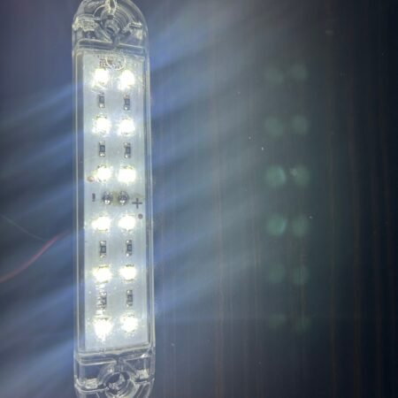 12 Ledli Parmak Lamba12.24 Volt Uyumlubeyaz